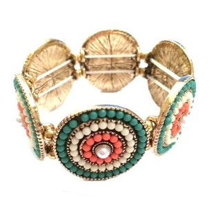 Luksus elastisk Ibiza-stil armb&aring;nd (1 stk)