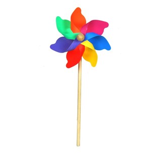 Robuste vindmøller i tre 38 cm (12 stk.)