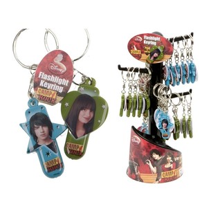 CAMP ROCK LYSENDE NØKKELRING PÅ DISPLAY (36 stk.)