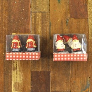 4 TELYS JULEFIGURER I GAVEESKE (12 stk.)