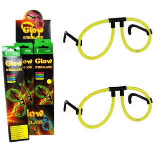 GLOW IN THE DARK-BRILLER I DISPLAY (24 stk.)