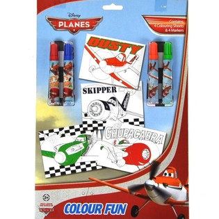DISNEY PLANES tegnesett 8 deler (24 stk.)