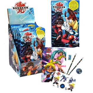 BAKUGAN SKOLE GAVESETT I DISPLAY (12 stk.)
