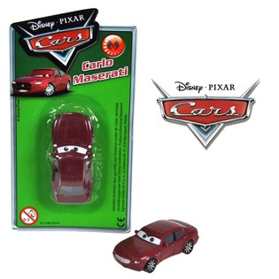 DISNEY CARS CARLO MASERATI BIL PÅ KORT (12 stk.)