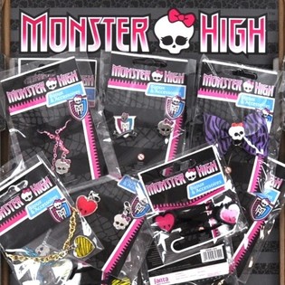 MATTEL MONSTER HIGH - MEGA OVERRASKELSESMIKS: SMYKKER OG TILBEHØR (100 stk.)