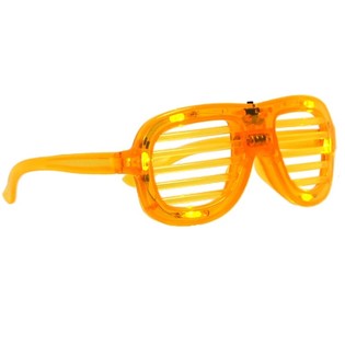 SHUTTER SHADES BRILLER MED BELYSNING - FARGE: GUL (12 stk.)