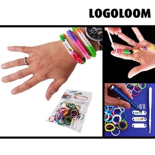 "LOGOLOOM" Lag Armb&aring;nd med Egne Tagger (50 stk.)