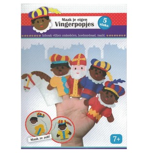 LAG DINE EGNE SANKT NIKOLAS FINGERDUKKER (6 sett)
