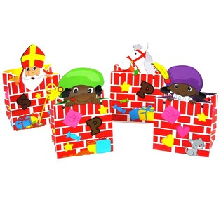 Sett med 4 Sinterklaas Godterisk&aring;ler (12 sett)
