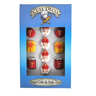 Sinterklaas Spiselig Cupcake-dekorasjon (12 stk.)