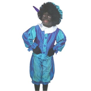 Zwarte Piet Kostyme til Gutter - Str. 128