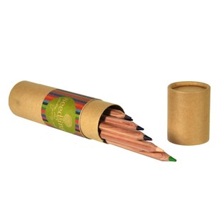 Seedling - 12 tykke fargeblyanter i tube (4-pakning)