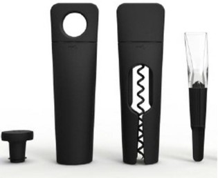 MENU BLADE - VINSETT KORKETREKKER TWIST + VAKUUMPUMPE + DEKANTER (1 stk.)