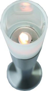 PATENT - Oljelampe Slimline 18,5 cm (1 stk.)