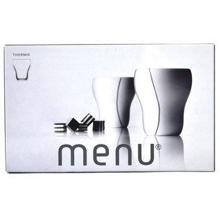 MENU - BLACK CONTOUR TERMOKOPP MEDIUM 320 ML, SETT MED 2