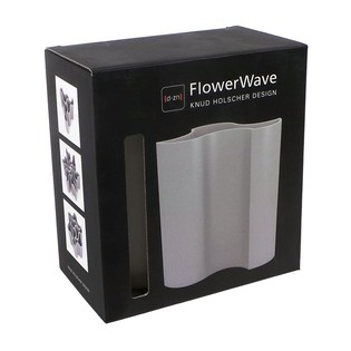 D-ZN - Blomstervase FLOWERWAVE - Hvit (1 stk.)