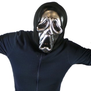SCREAM-MASKE SKINNENDE (5 stk.)