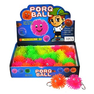 Lysende Pufferball Nøkkelring (29 stk.)