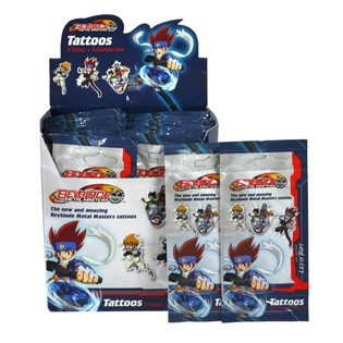 BEYBLADE Tatovering Klistremerker i Display (100 stk.)