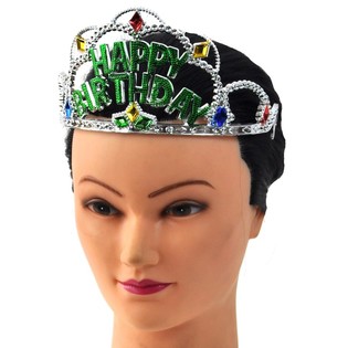 HAPPY BIRTHDAY-krone - Modell 3 (12 stk.)