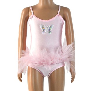 ROSA TUTU FOR BARN - STØRRELSE 8