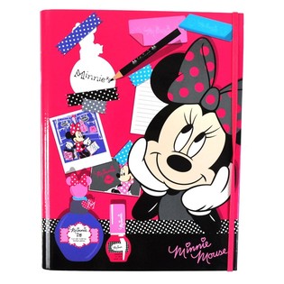 DISNEY MINNIE MOUSE MAKE-UP SKRIVESETT I BOKFORM (3 stk.)
