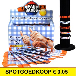 ***R&Oslash;VERKJ&Oslash;P*** FAN BANDS / HOLLAND ARMB&Aring;ND I DISPLAY (160 stk.)