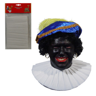 Piet-krage Hvit (11 stk.)