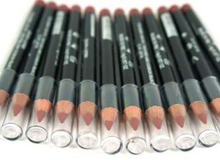 Leppe/Eyeliner Rød/Brun (12 stk)