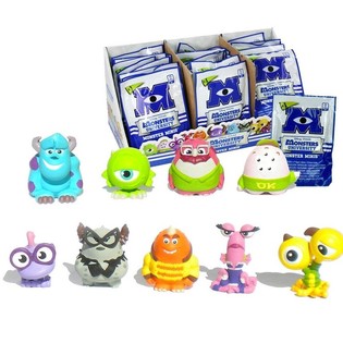 DISNEY PIXAR MONSTERS UNIVERSITY MINIFIGURER I DISPLAY (24 stk)