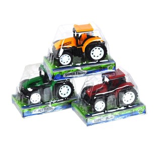 Traktor på Blister 9 cm (12 stk.)