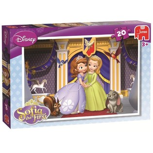 JUMBO DISNEY PUSLESPILL SOFIA DEN FØRSTE I SLOTTET 20 BITER (4 stk)
