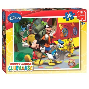 Jumbo Disney Mickey Mouse Clubhouse På Reise Puslespill 35 Brikker (3 stk.)