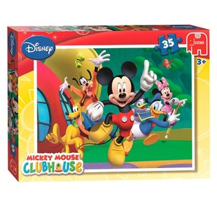 Jumbo Disney Mikke Mus Klubbhus Hopper Puslespill 35 Biter (3 stk.)