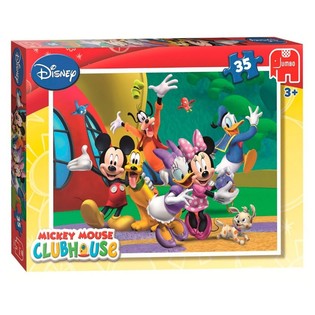 Jumbo Disney Puslespill Mikke Mus Clubhouse Gruppebilde 35 Biter (5 stk.)