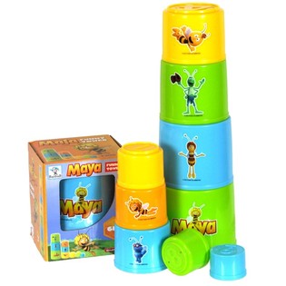 BIEN MAJA FUNNY TOWER BLOKKT&Aring;RN (6 stk.)