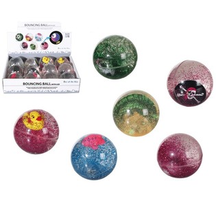 LYSENDE SPRETTBALLER I DISPLAY 5 CM (12 stk.)