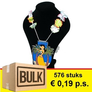 ***PARTITILBUD*** HAWAIIKRANS MED NOTATBOK (576 stk.)