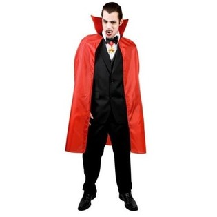 Dracula-kappe for voksne - R&oslash;d