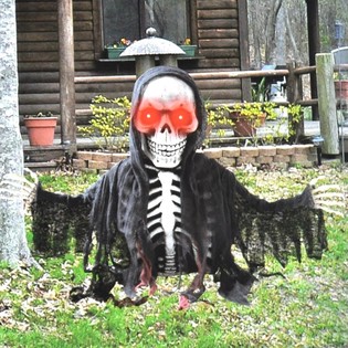 REAPER GROUNDBREAKER SKJELETT MED BELYSNING 50 CM