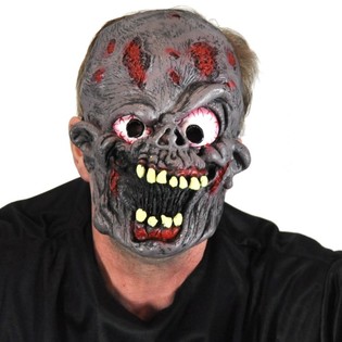Fleksibel zombiemaske (3 stk.)