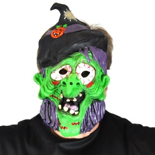 Fleksibel Heksemaske (2 stk.) | Halloween & Karneval