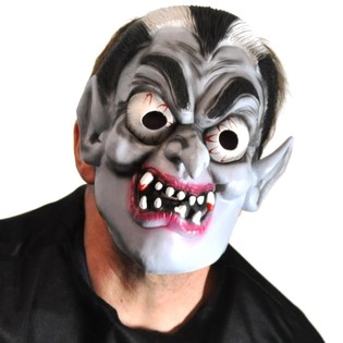 Fleksibel Dracula-maske (6-pakning) | B2B Halloween