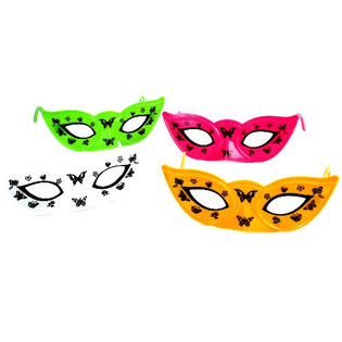 FESTMASKER FOR BARN I ASSORTERTE FARGER (48 stk.)