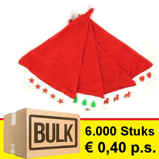 ***STORPARTI-TILBUD*** BLANDET PAKKE LYSENDE NISSELUER (6 000 stk.)