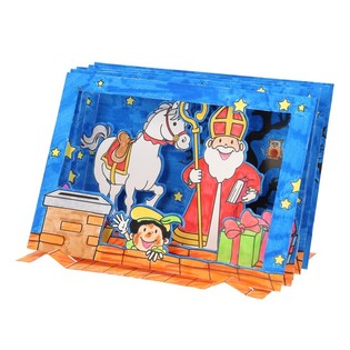 Sinterklaas / Sankt Nikolas 3D Kikkevindu Hobbysett (12 stk.)