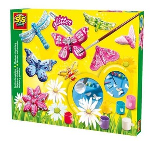 SES Creative St&oslash;p og Mal - Sommerfugler (1 stk.)