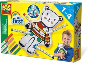 SES Creative My First - Fargeleggbar Kosebamse i Plysj (1 stk.)