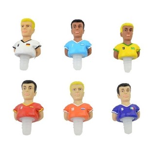 ***SUPERBILLIG*** Flaskekorker Mix Fotballspillere (240 stk.)