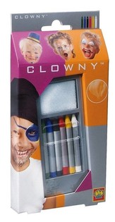 SES Clowny Ansiktsmalingblyanter (6 farger) (1 stk.)